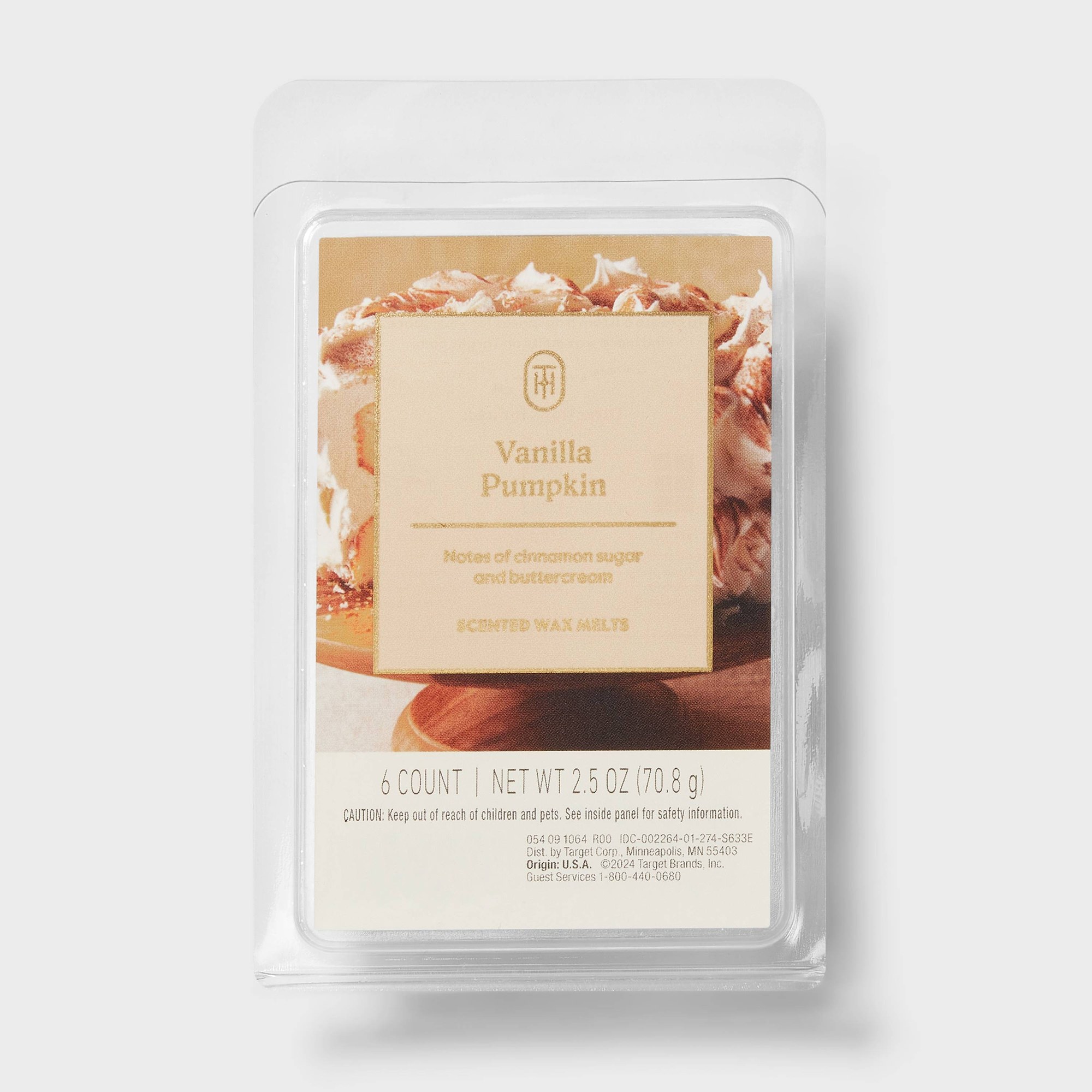 Home Fragrance Vanilla - 12 cubos de cera aromática con