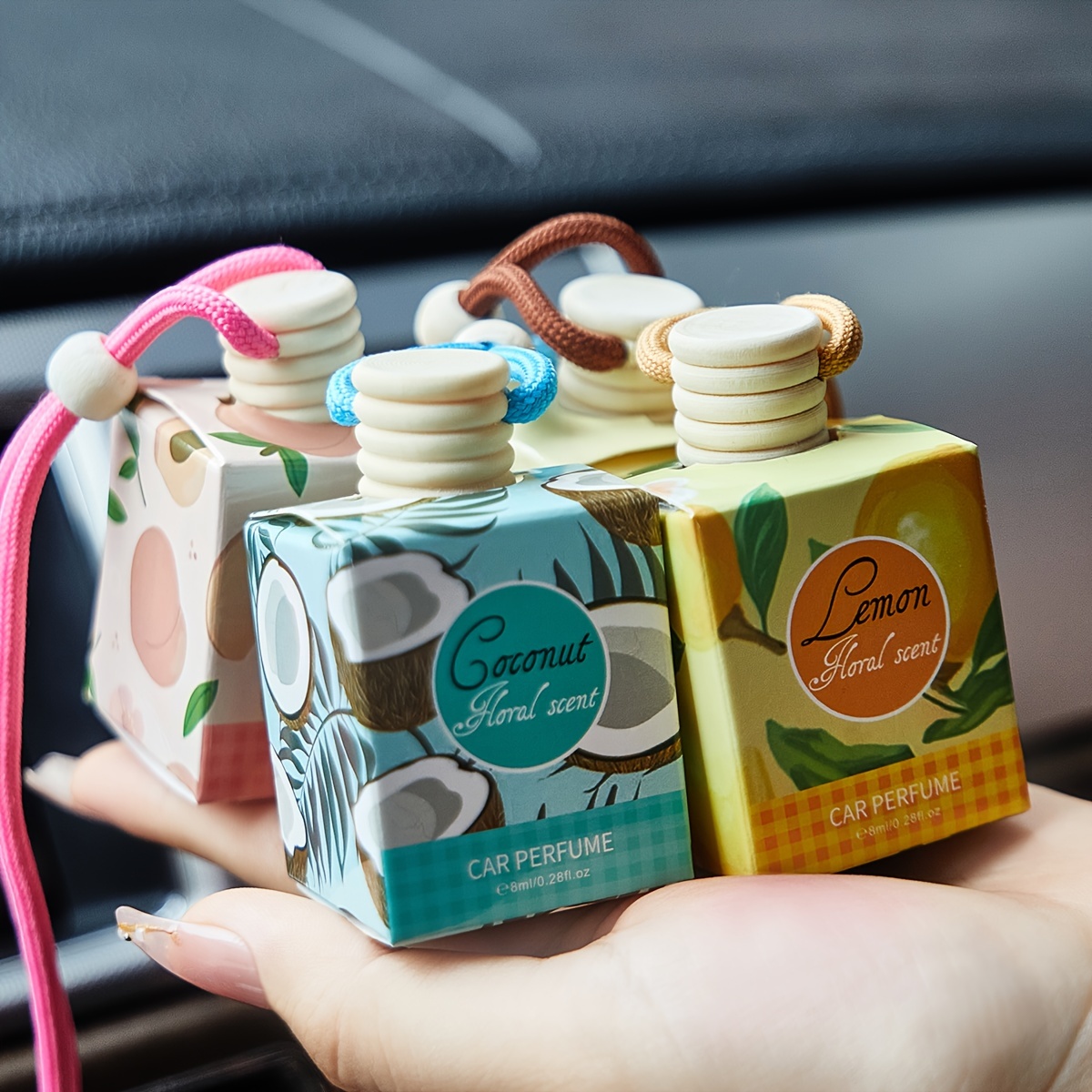 Home Fragrance Vaporizer - Ambientador para coche, fragancia duradera, adecuado