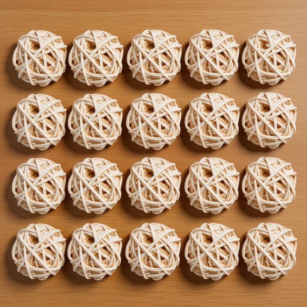 Home Fragrance Diffusers - 20 Piezas de Bolas de Ratán
