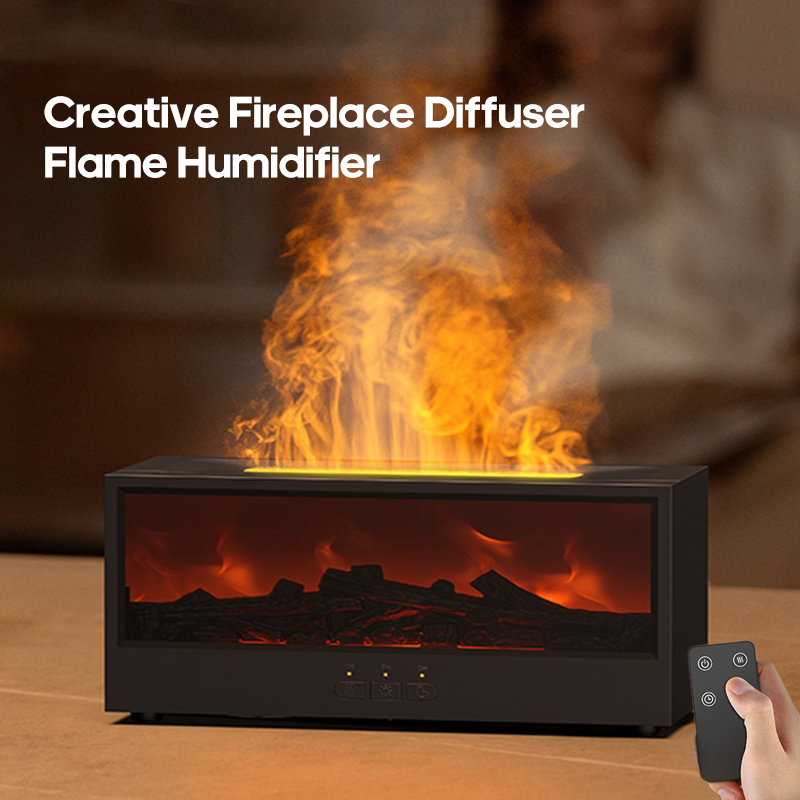 Home Spray Fragrance - Nuevo Humidificador Aromaterapéutico Creativo con Llama
