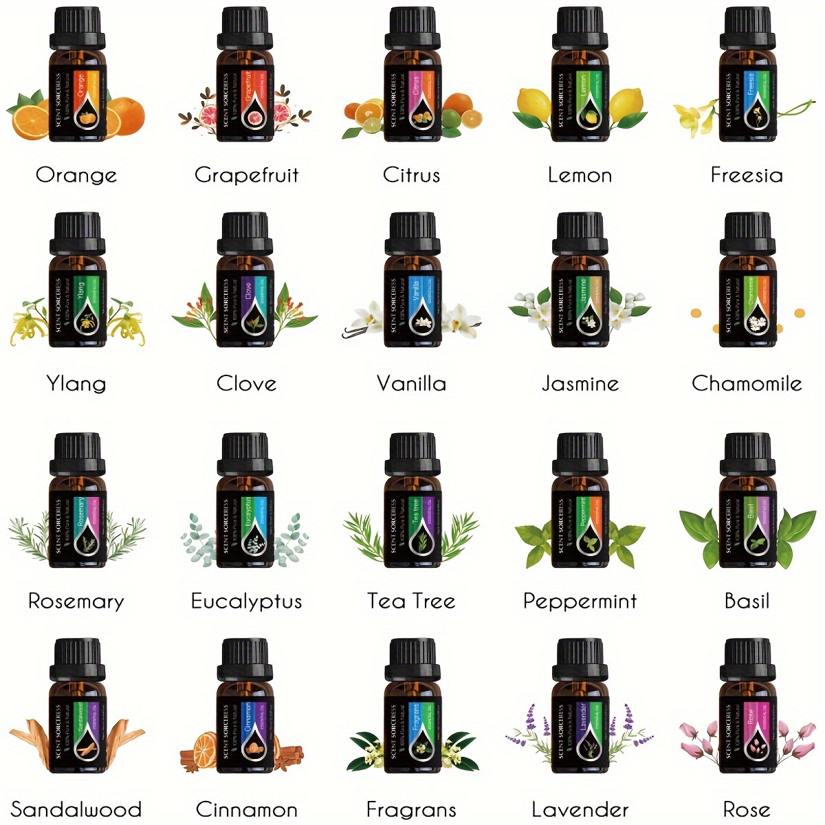 20 unids/set de aceites esenci - Home Fragrance Accessories reseña y precio