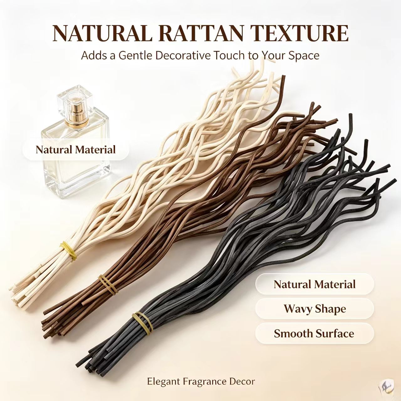20 Varillas Difusoras de Ratán - Home Fragrance Logo reseña y precio