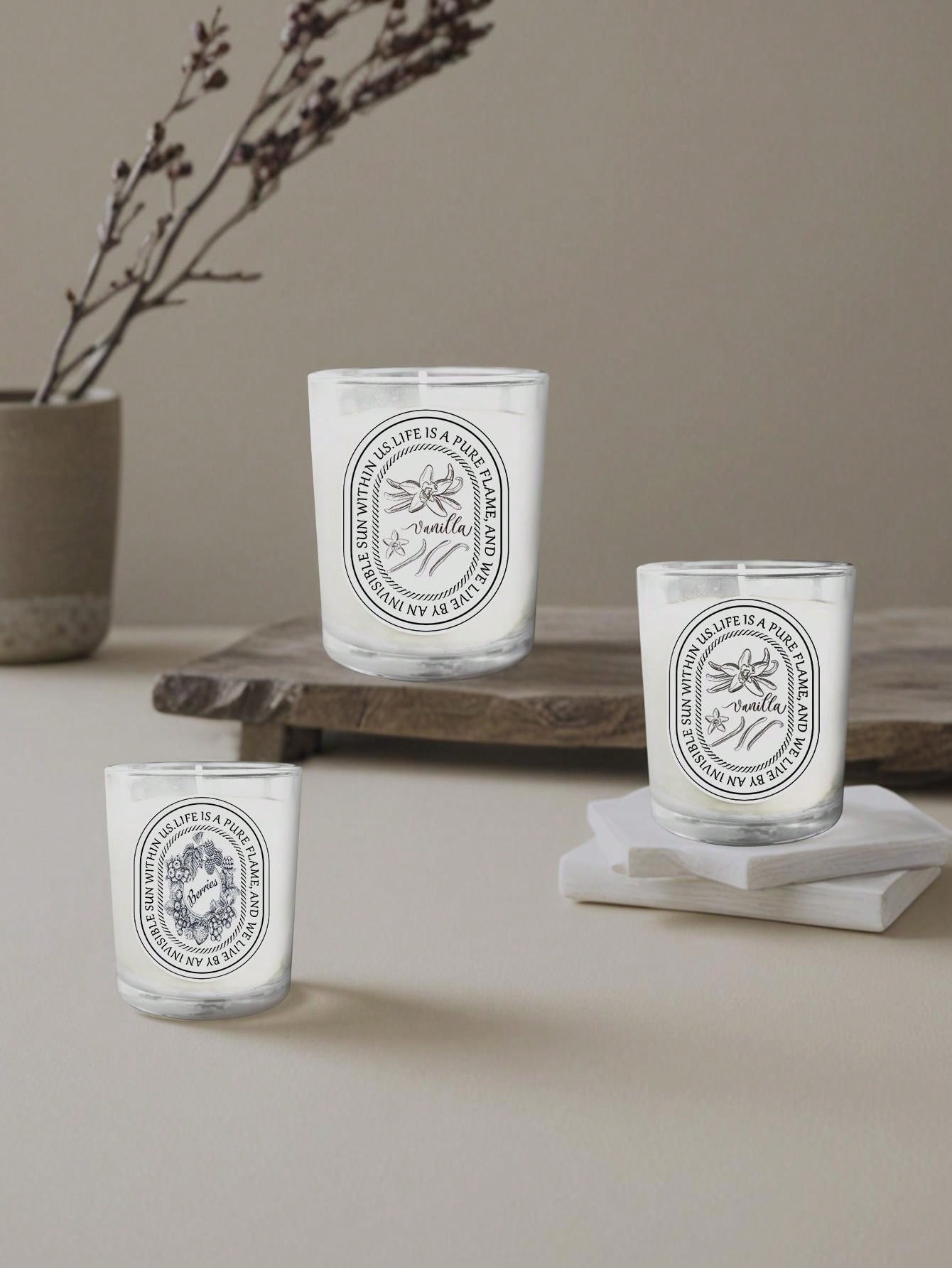 Velas aromáticas en frasco de  - Home Fragrance Vanilla reseña y precio