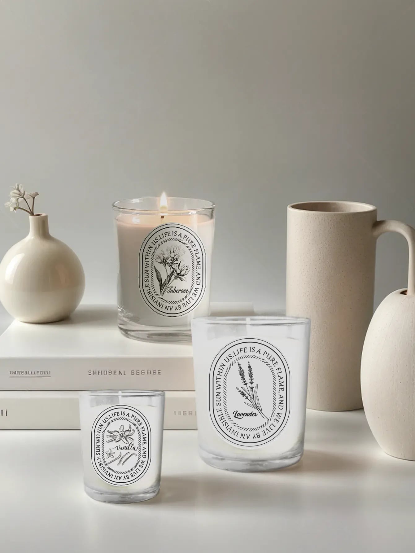 Velas aromáticas en frasco de  - Home Fragrance Vanilla reseña y precio